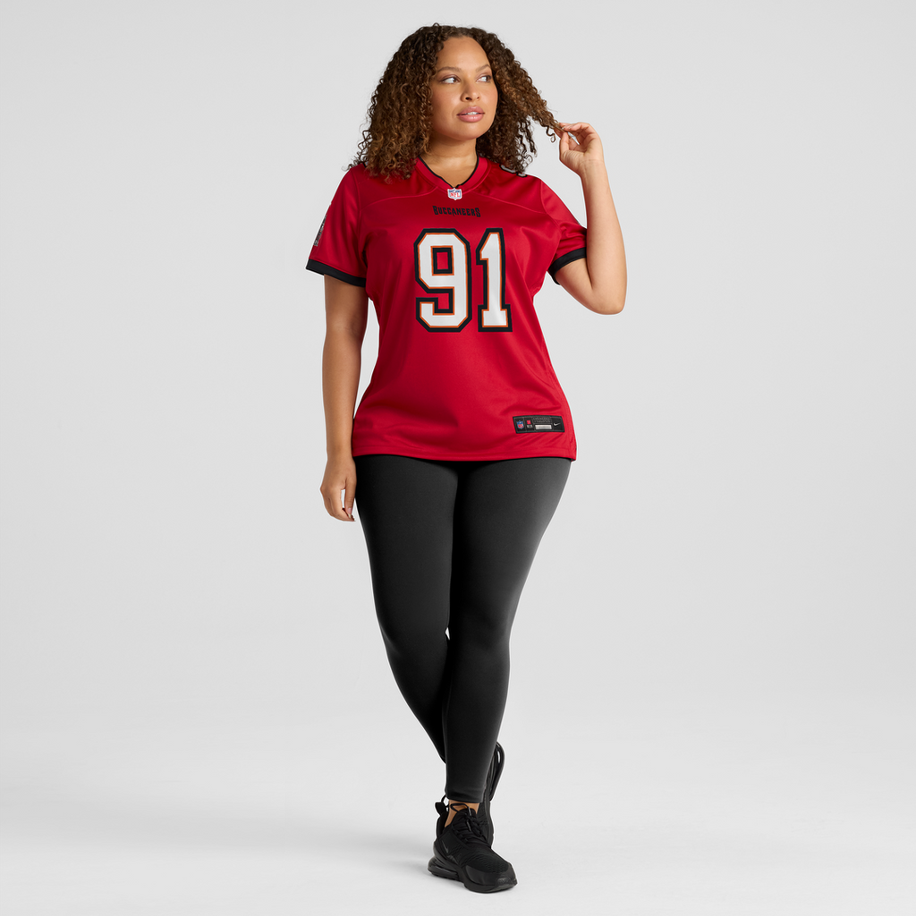 A'Shawn Robinson Tampa Bay Buccaneers Women's Team Game Jersey - Red
