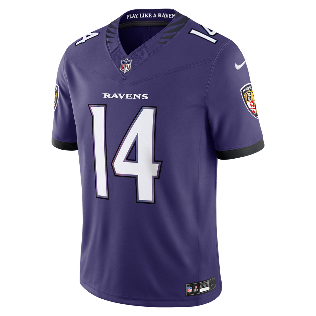 Kyle Hamilton Baltimore Ravens Vapor F.U.S.E. Stitched Limited Jersey - White