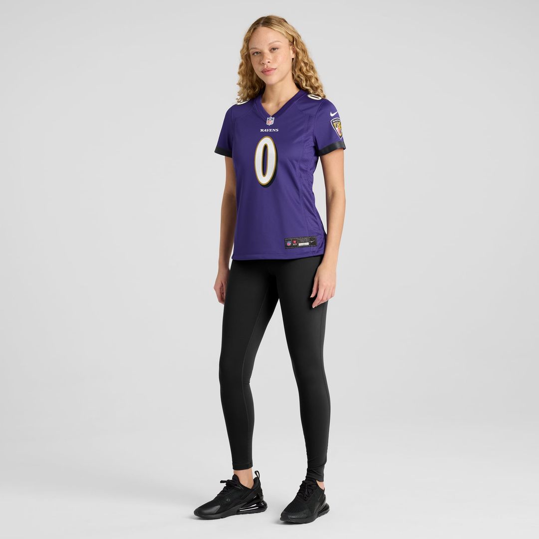 Roquan Smith Baltimore Ravens Women's Team Game Jersey - Purple