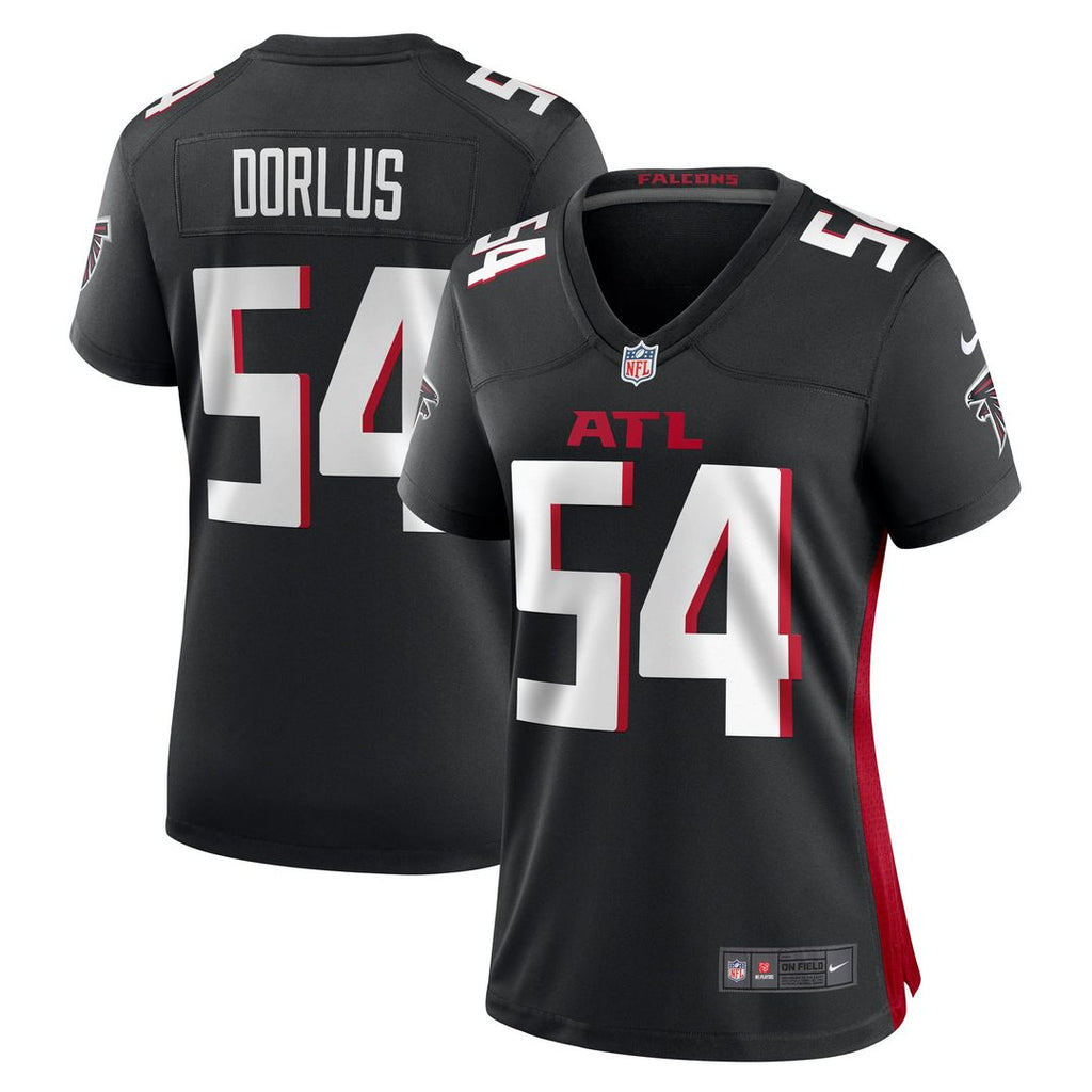 Brandon Dorlus Atlanta Falcons Women's Game Jersey - Black