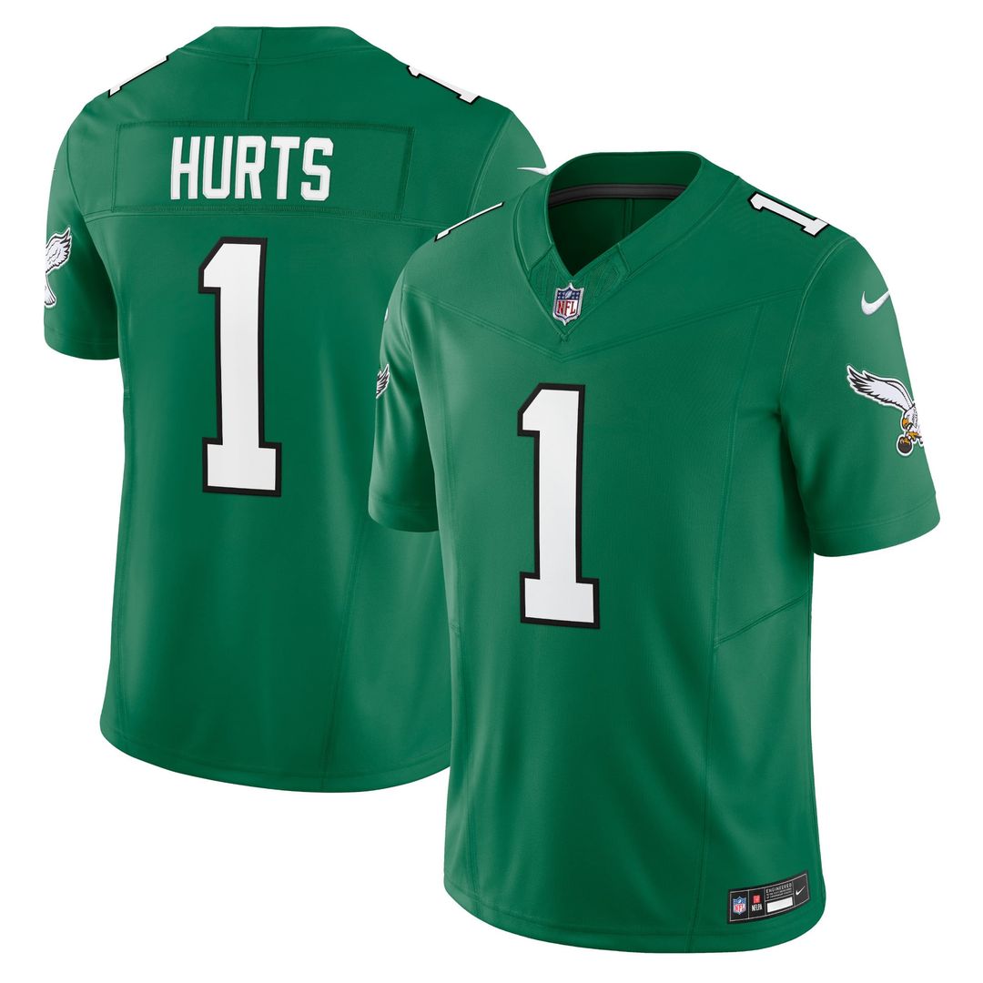 Jalen Hurts Philadelphia Eagles Vapor F.U.S.E. Limited Jersey - Midnight Green