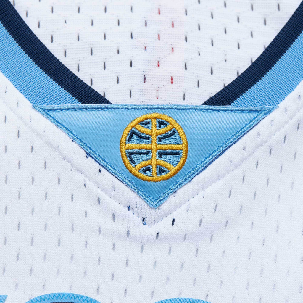 Men's Mitchell & Ness Nikola Jokic White Denver Nuggets 2016/17 Throwback Swingman Jersey