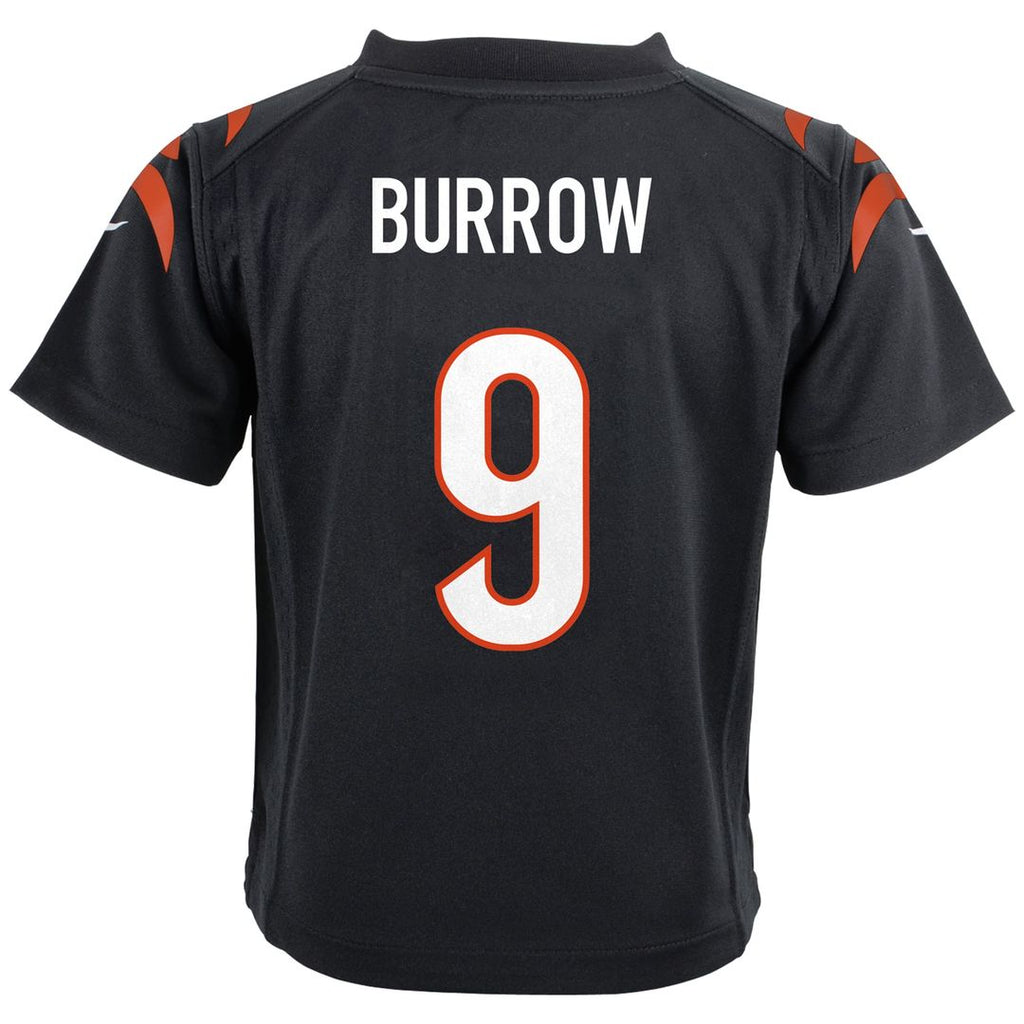 Joe Burrow Cincinnati Bengals Infant Team Player Game Jersey - Black