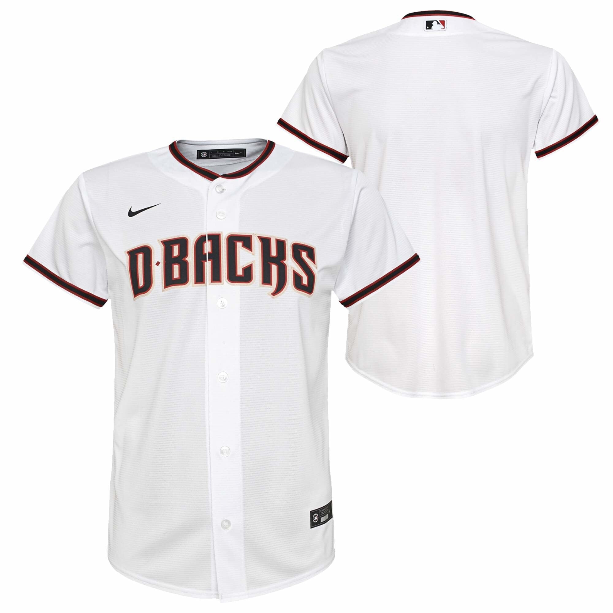 Youth Nike Arizona Diamondbacks Home White Replica Jersey