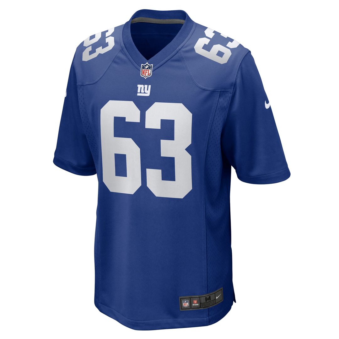 Jake Kubas New York Giants Team Game Jersey - Royal