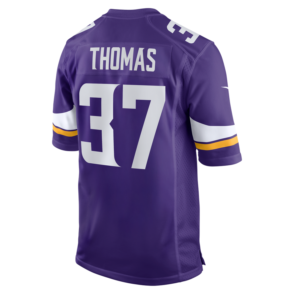 Tavierre Thomas Minnesota Vikings Team Game Jersey - Purple