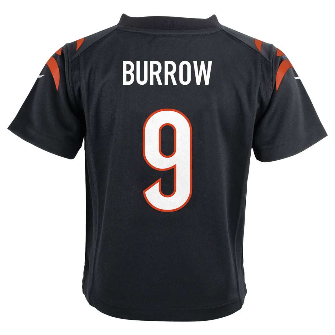 Joe Burrow Cincinnati Bengals Preschool Game Jersey - Black