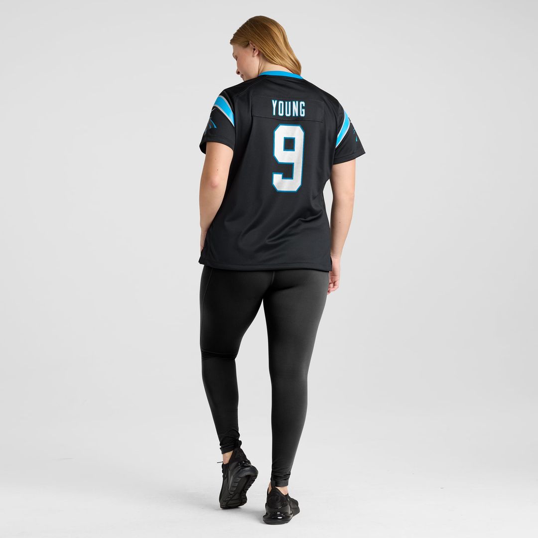 Bryce Young Carolina Panthers Women's Team Game Jersey - Black