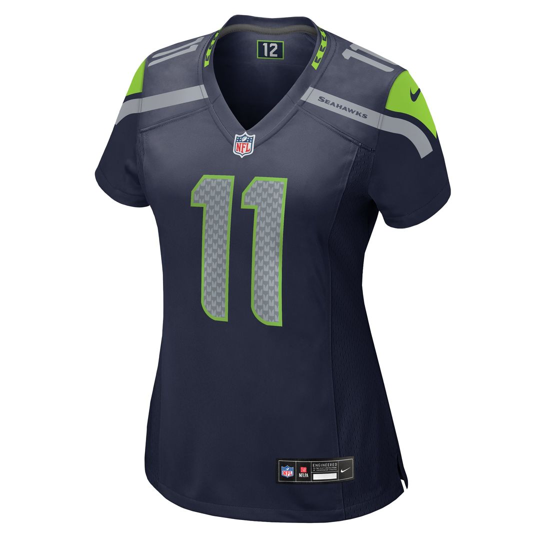 Jaxon Smith-Njigba Seattle Seahawks Women's Throwback Player Game Jersey - Royal