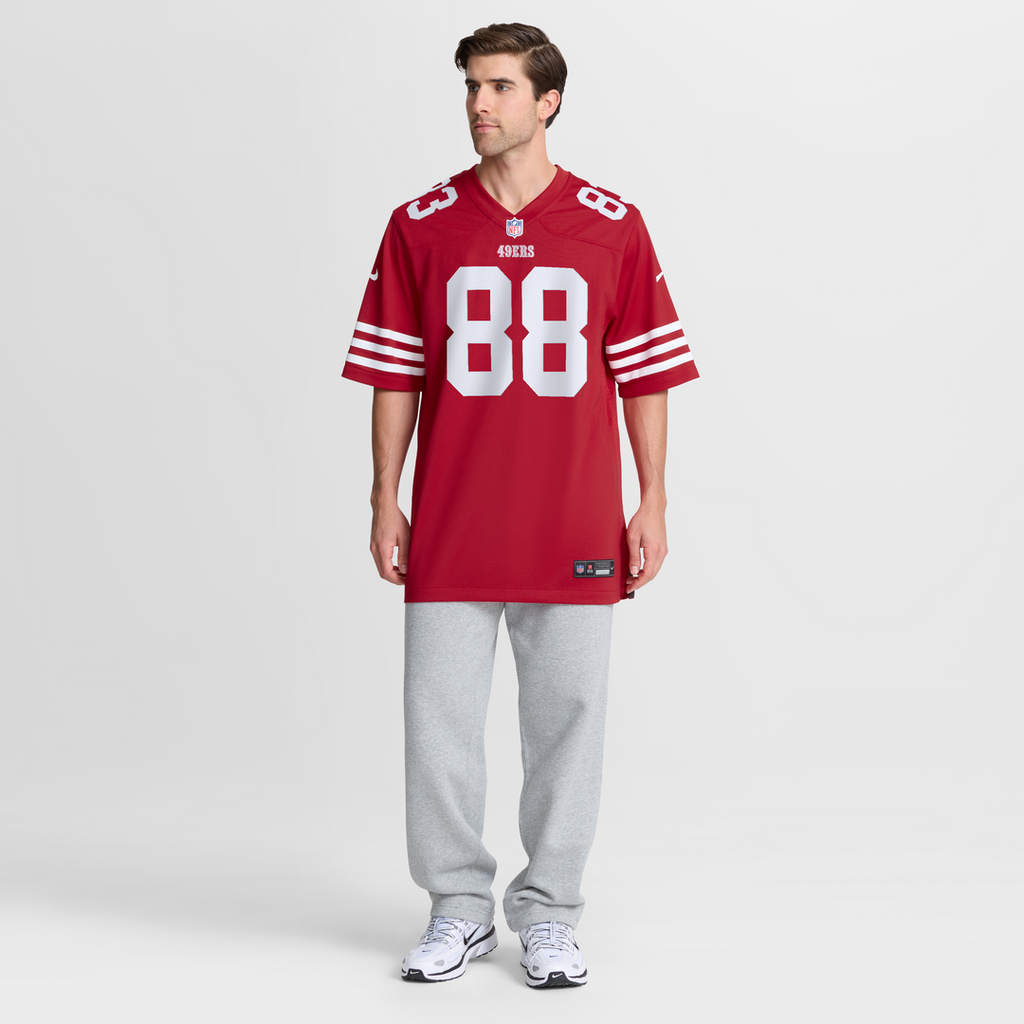 Jake Tonges San Francisco 49ers Team Game Jersey - Scarlet