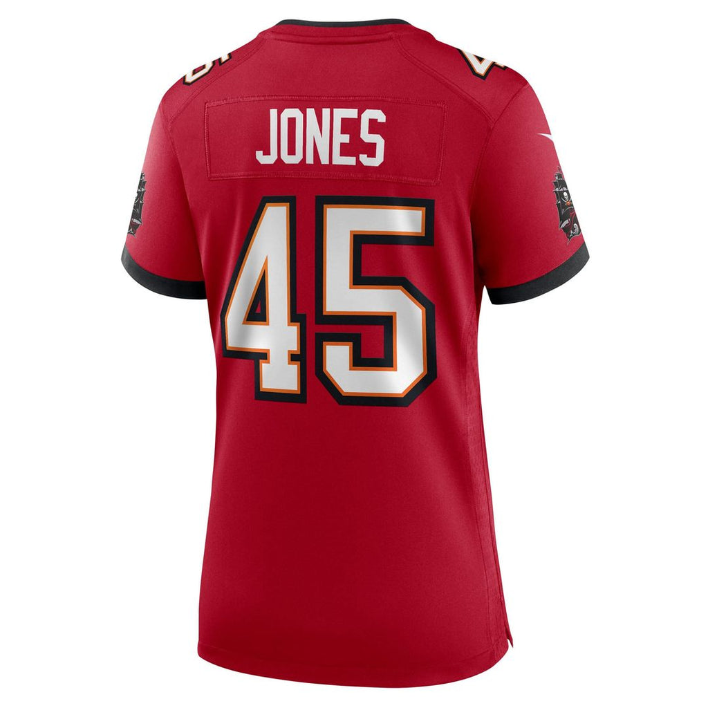 Deion Jones Tampa Bay Buccaneers Women's Team Game Jersey - Red