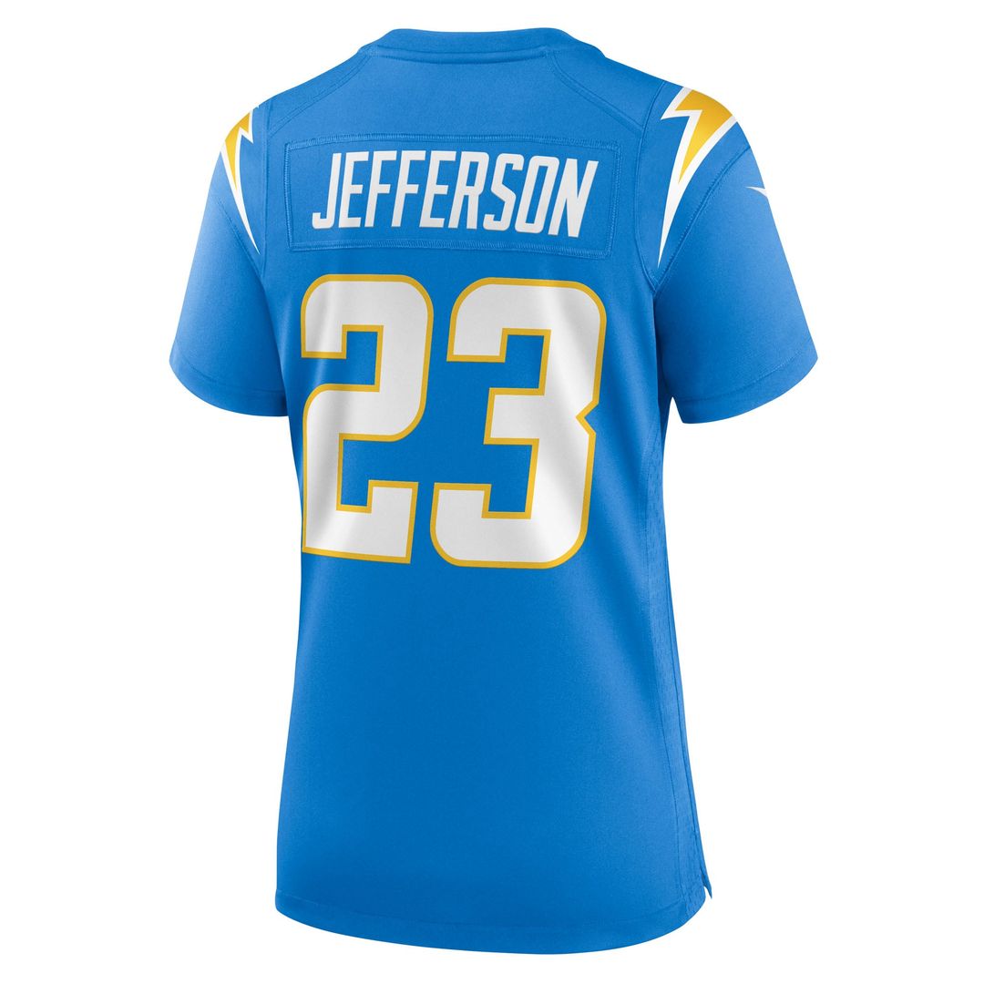 Tony Jefferson Los Angeles Chargers Women's Team Game Jersey - Powder Blue