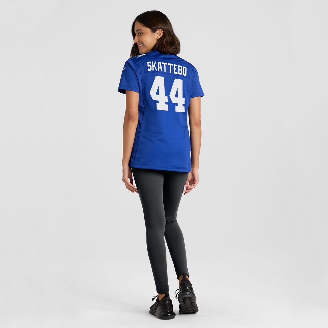 Cam Skattebo New York Giants Women's Team Game Player Jersey - Royal