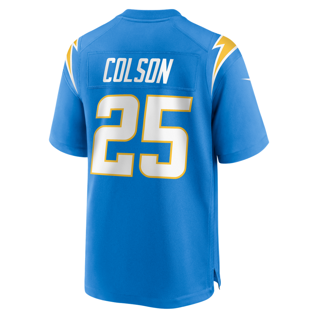 Junior Colson Los Angeles Chargers Team Game Jersey - Powder Blue