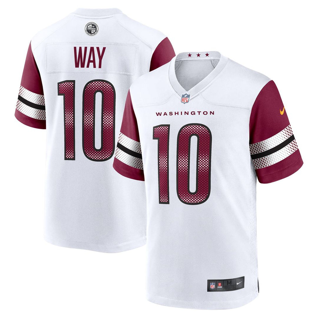 Tress Way Washington Commanders Game Jersey - White