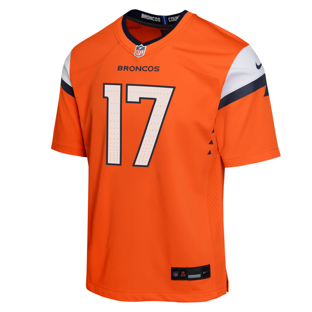 Jaylen Waddle Denver Broncos Youth Game Jersey - Orange