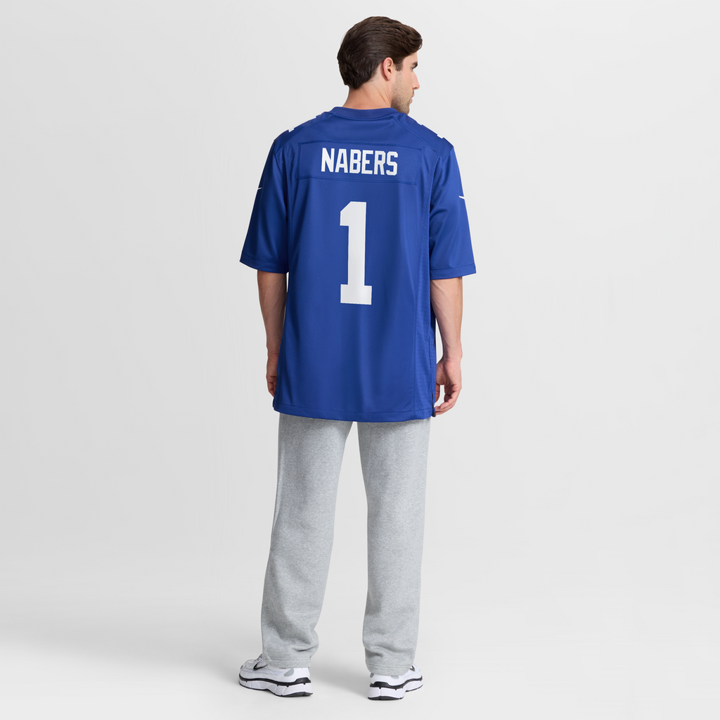 Malik Nabers New York Giants Player Game Jersey - Royal