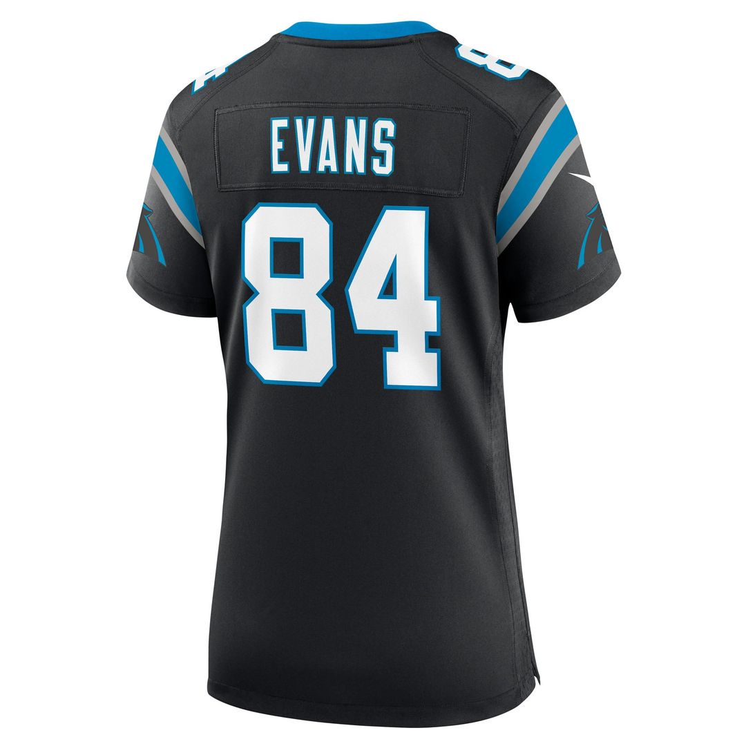 Mitchell Evans Carolina Panthers Women's Team Game Jersey - Black