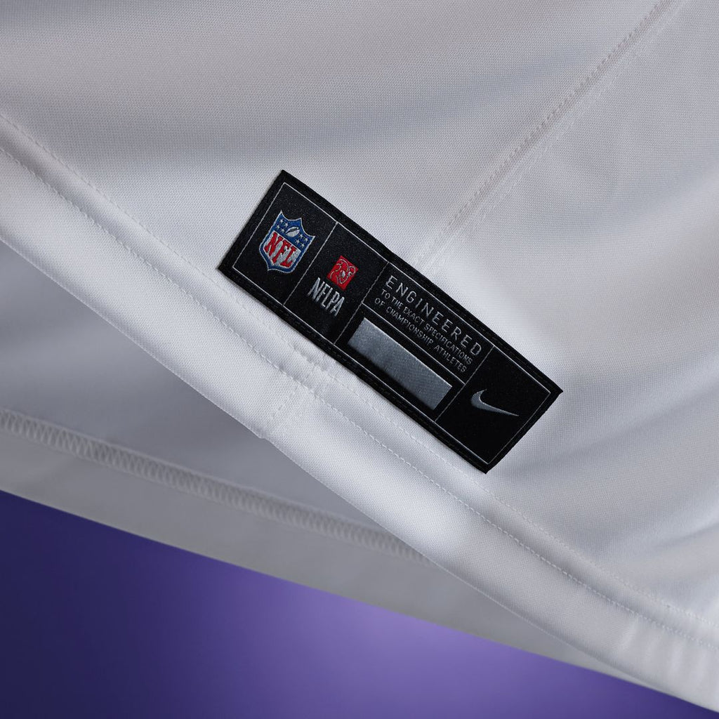 Zay Flowers Baltimore Ravens Vapor F.U.S.E. Stitched Limited Jersey - White