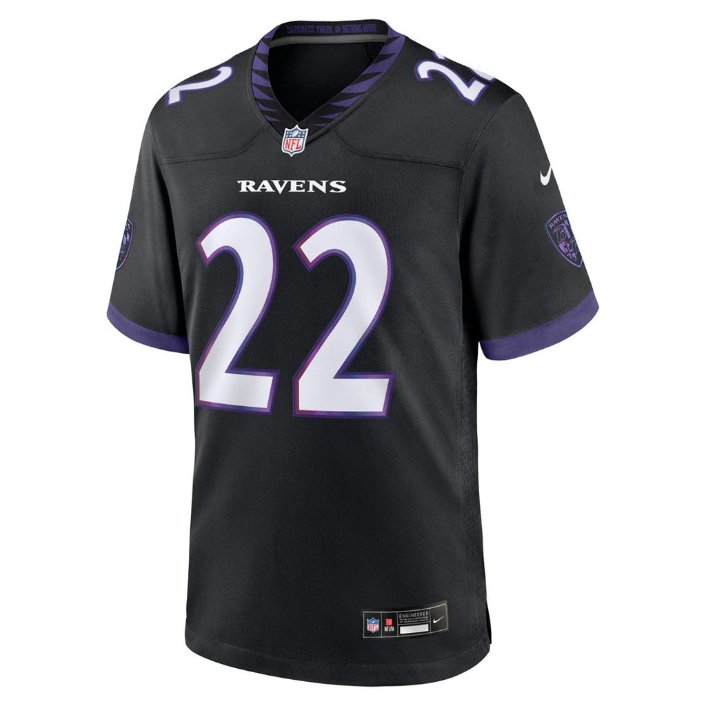 Derrick Henry Baltimore Ravens Game Jersey - White