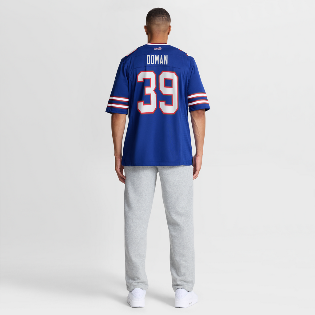 Tommy Doman Buffalo Bills Team Game Jersey - Royal