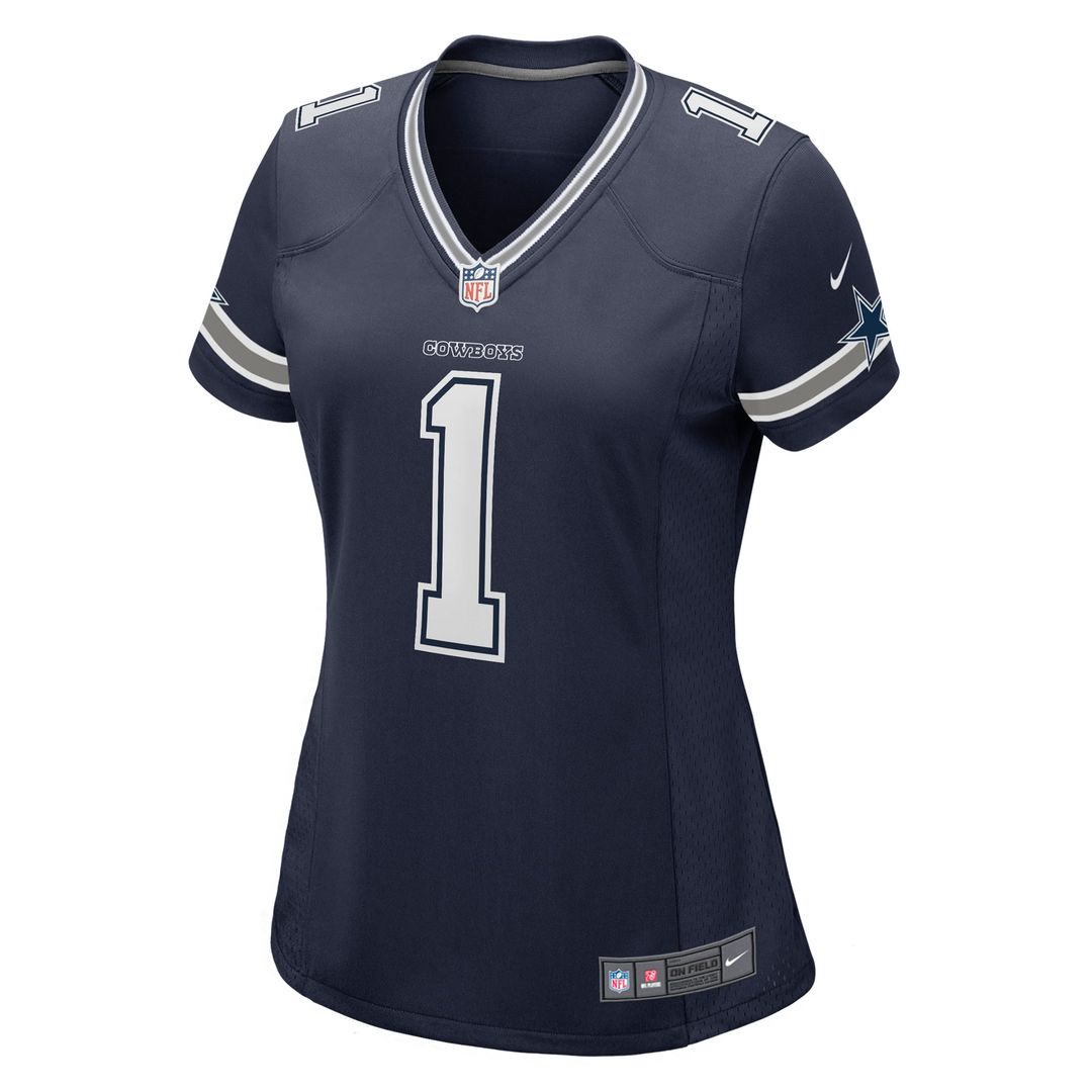 Number 1 Mom Dallas Cowboys Women's Game Jersey - Navy