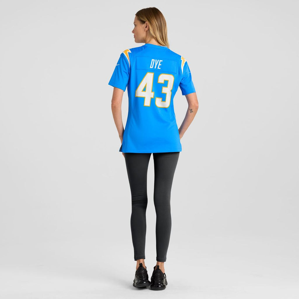 Troy Dye Los Angeles Chargers Women's Game Jersey - Powder Blue