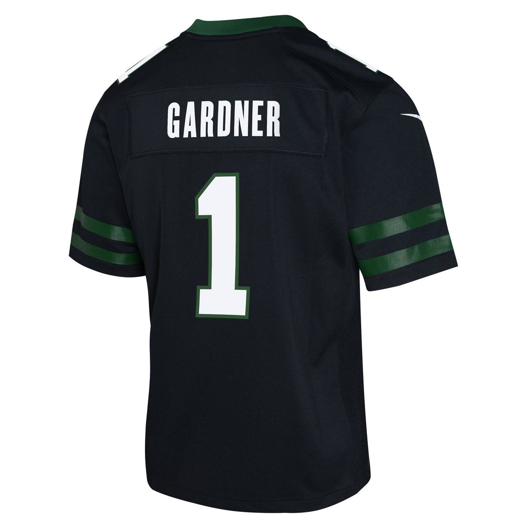 Ahmad Sauce Gardner New York Jets Youth Game Jersey - Black