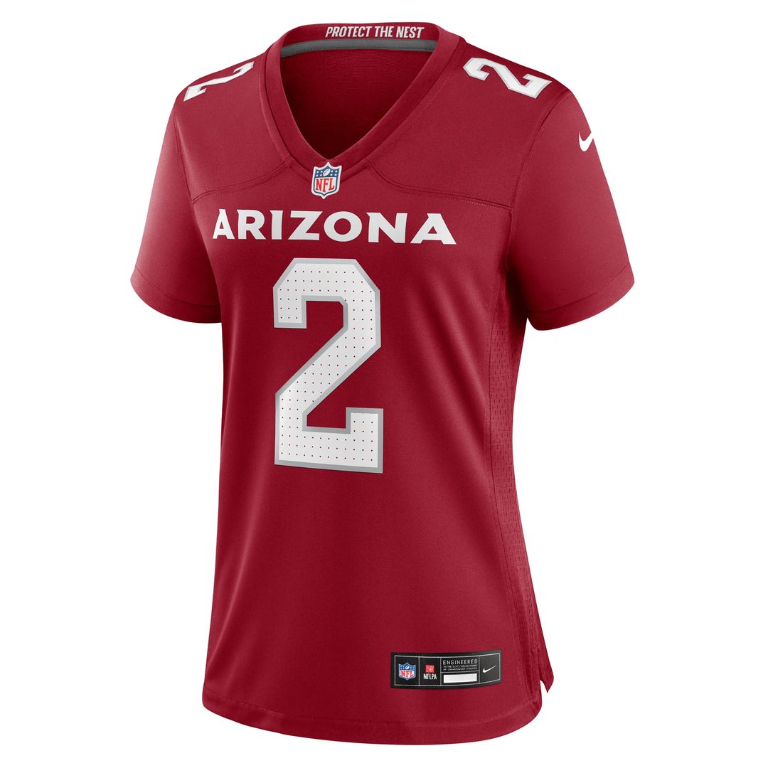 Mack Wilson Sr. Arizona Cardinals Women's Team Game Jersey - Cardinal