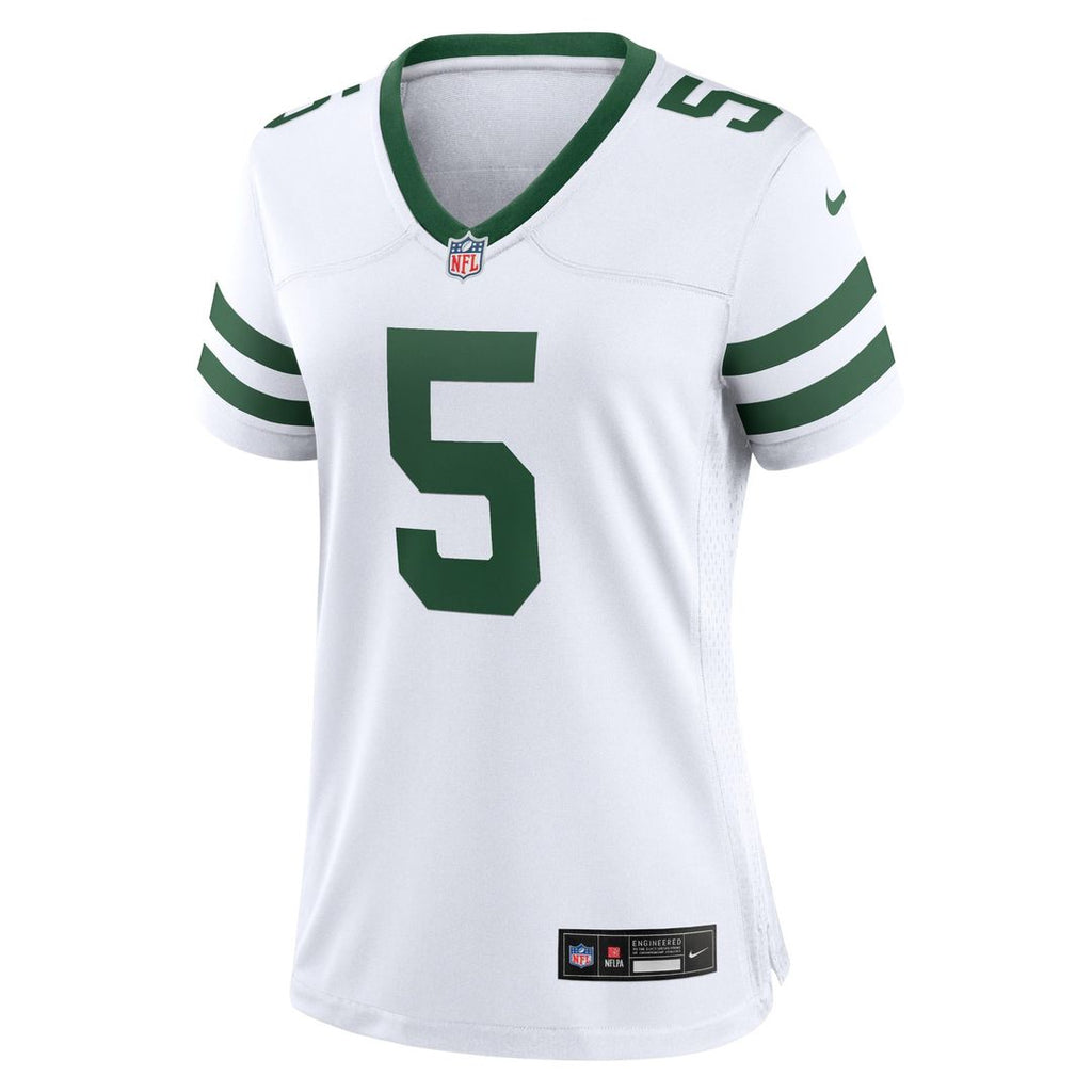 Garrett Wilson New York Jets Women's Game Jersey - Legacy White