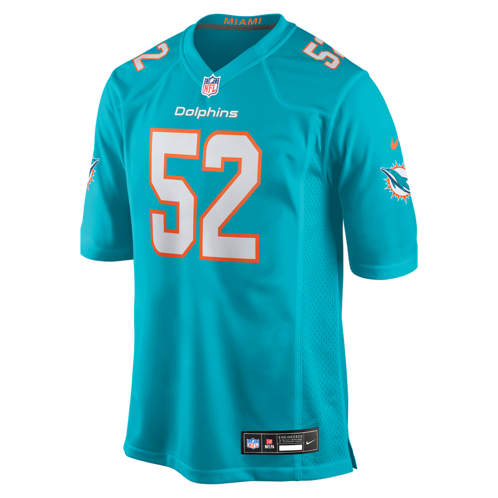 Patrick Paul Miami Dolphins Game Jersey - Aqua