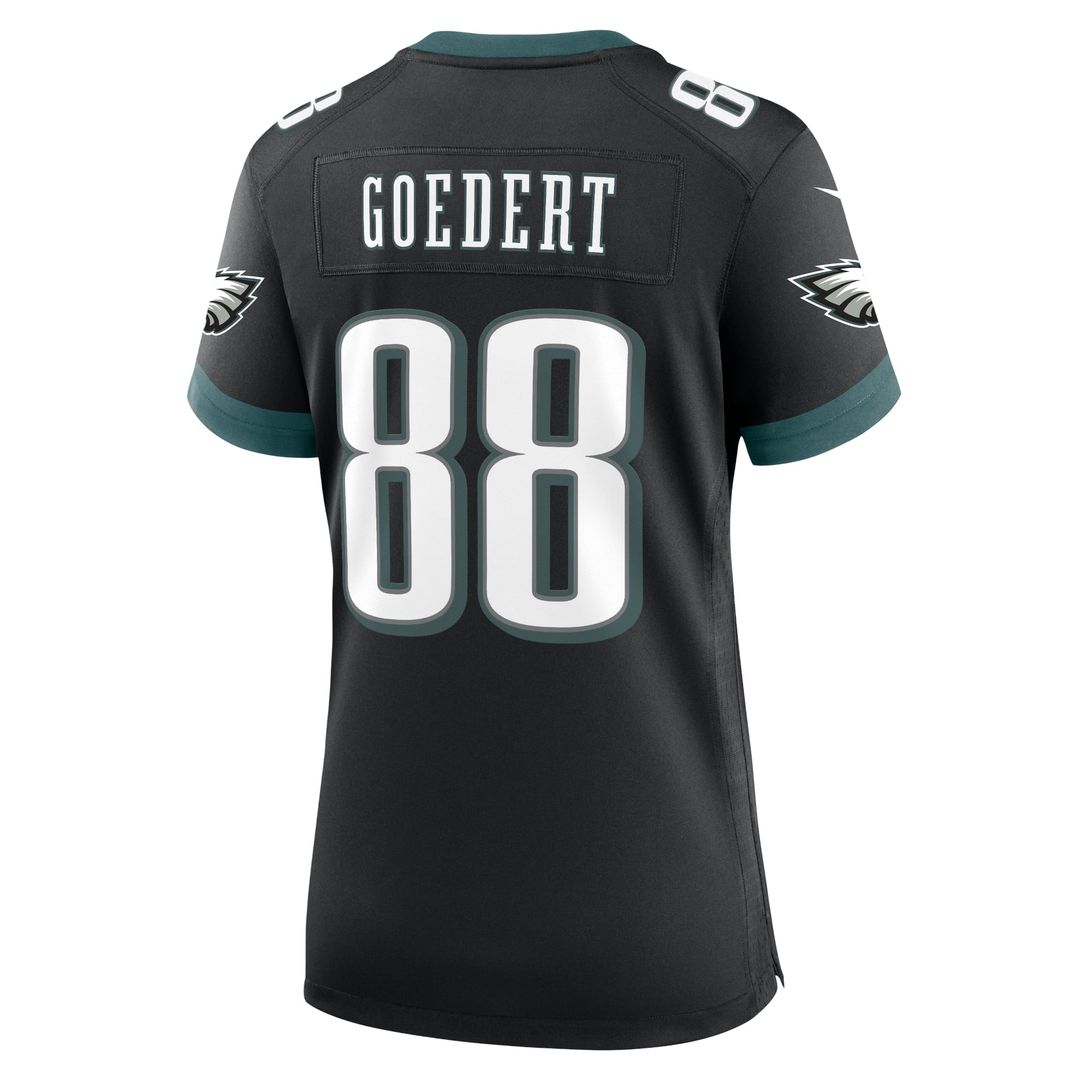 Dallas Goedert Philadelphia Eagles Women's Alternate Game Jersey - Black