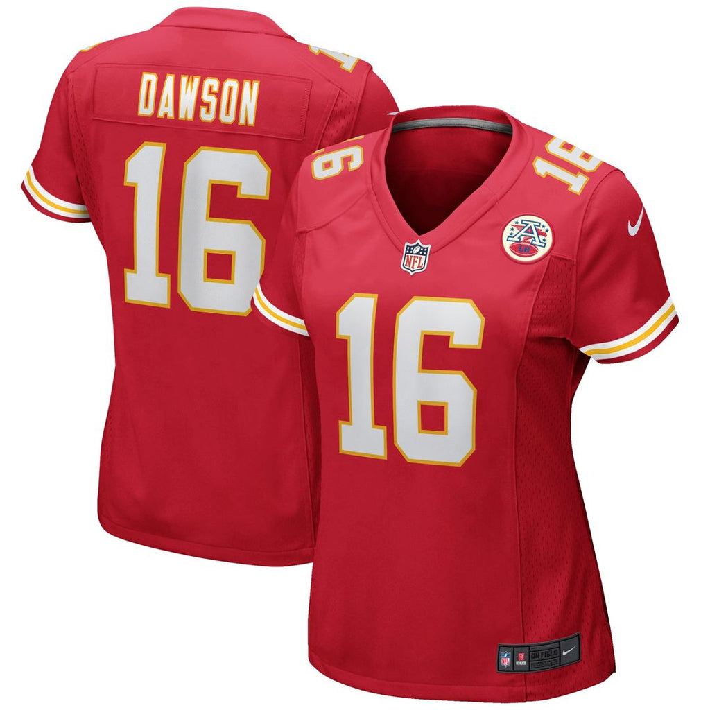 Len Dawson Kansas City Chiefs Women's Game Retired Player Jersey - Red