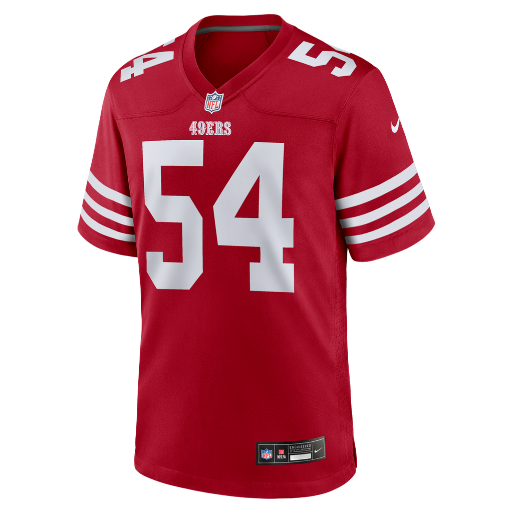 Fred Warner San Francisco 49ers Team Game Player Jersey - White