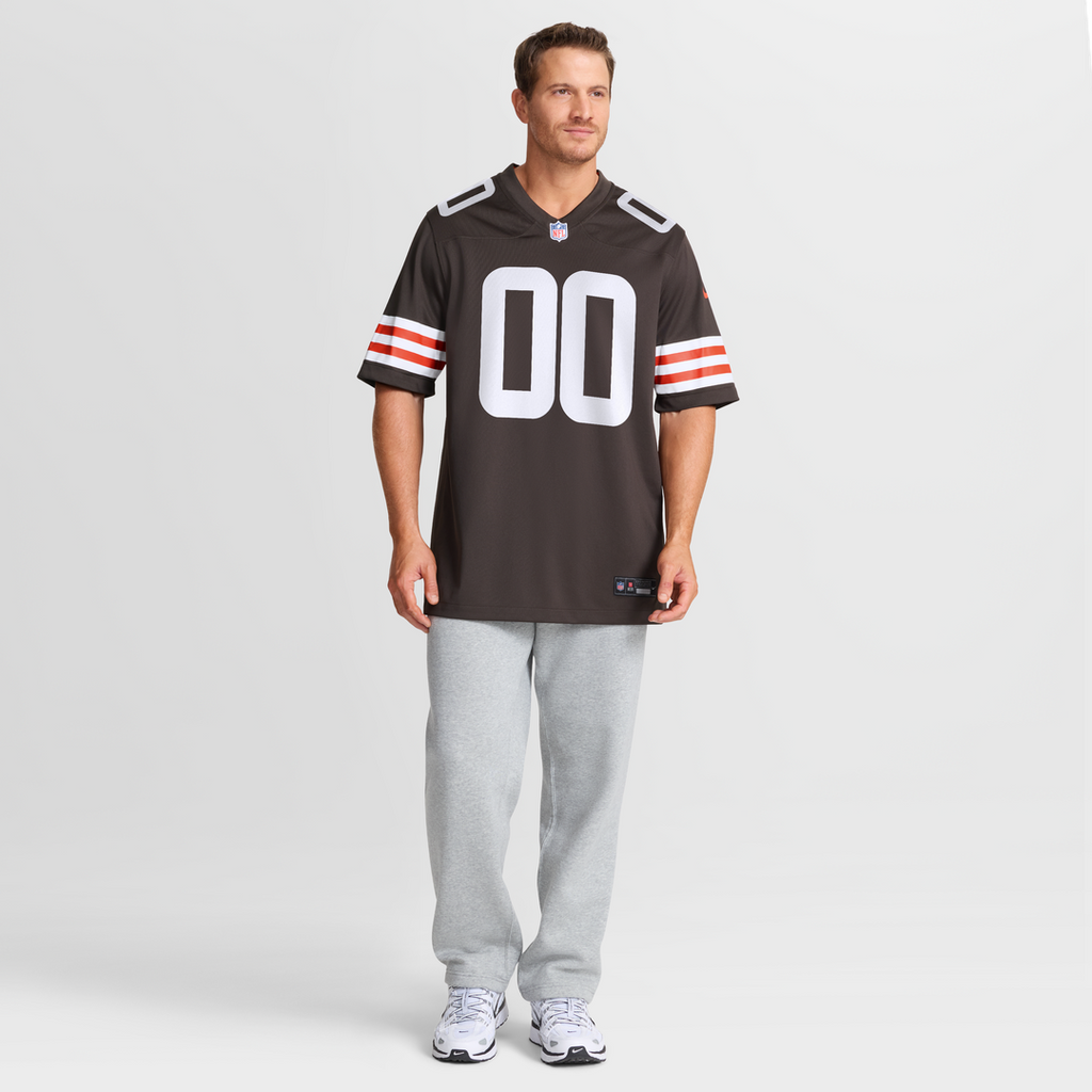 Justin Jefferson Cleveland Browns Game Jersey - Brown