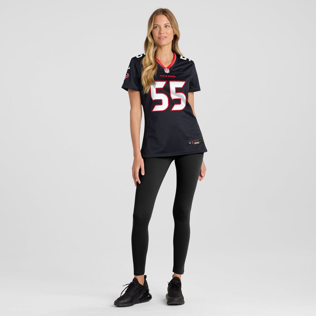 Danielle Hunter Houston Texans Women's Team Game Jersey - Navy