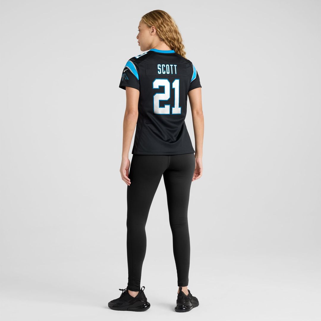 Nick Scott Carolina Panthers Women's Game Jersey - Black