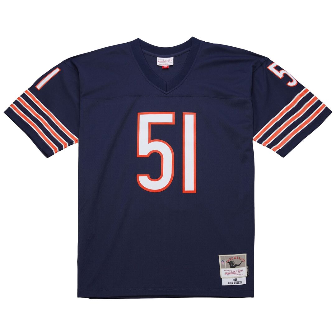 Dick Butkus Chicago Bears Mitchell & Ness Legacy Replica Jersey - Navy