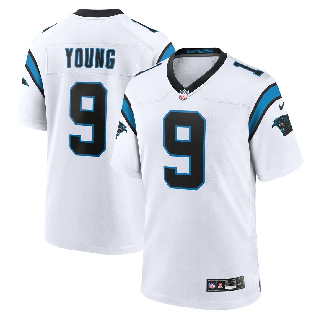 Bryce Young Carolina Panthers Team Game Jersey - Black