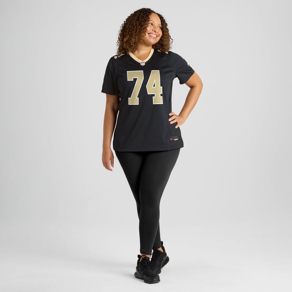 James Hurst New Orleans Saints Women's Game Jersey - Black