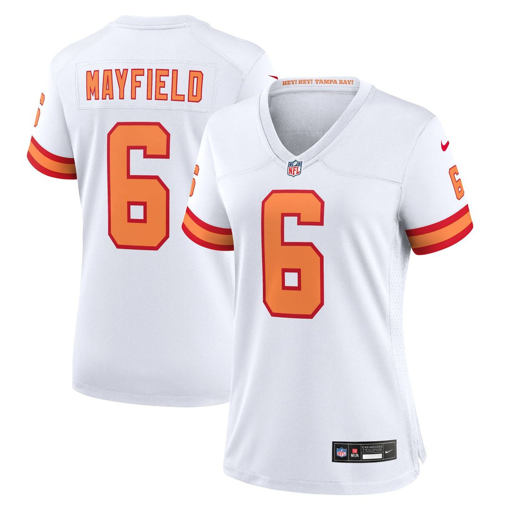 Baker Mayfield '76 Tampa Bay Buccaneers Women's Game Jersey - White