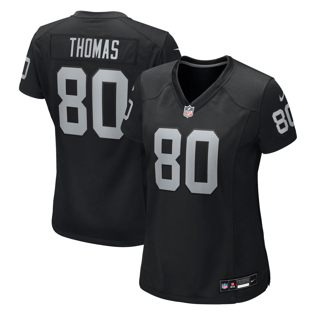 Ian Thomas Las Vegas Raiders Women's Team Game Jersey - Black