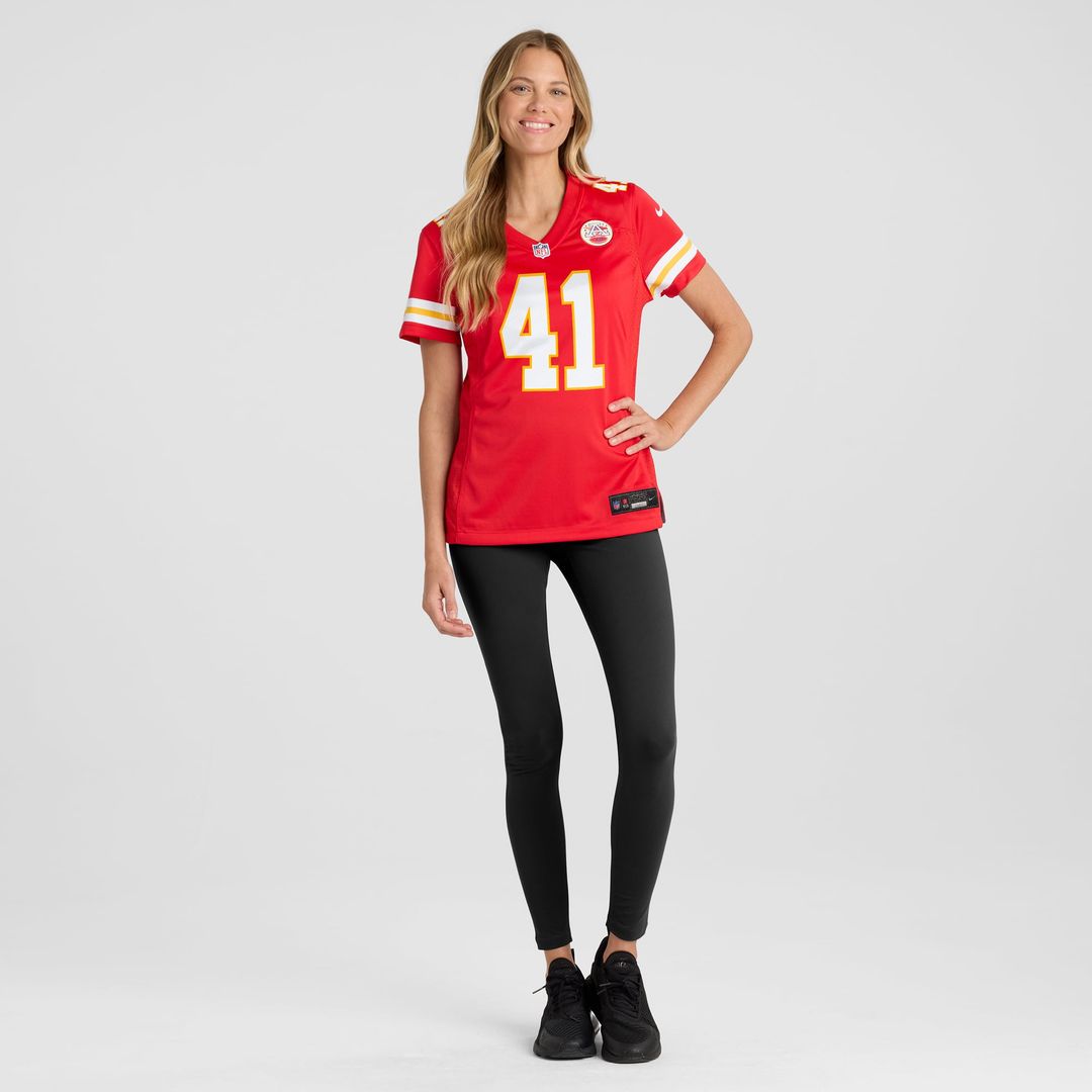 James Winchester Kansas City Chiefs Women's Game Jersey - Red