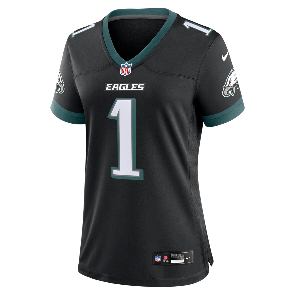 Jalen Hurts Philadelphia Eagles Women's Team Game Jersey - Midnight Green