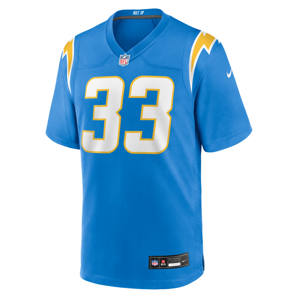 Derwin James Los Angeles Chargers Game Player Jersey - Powder Blue