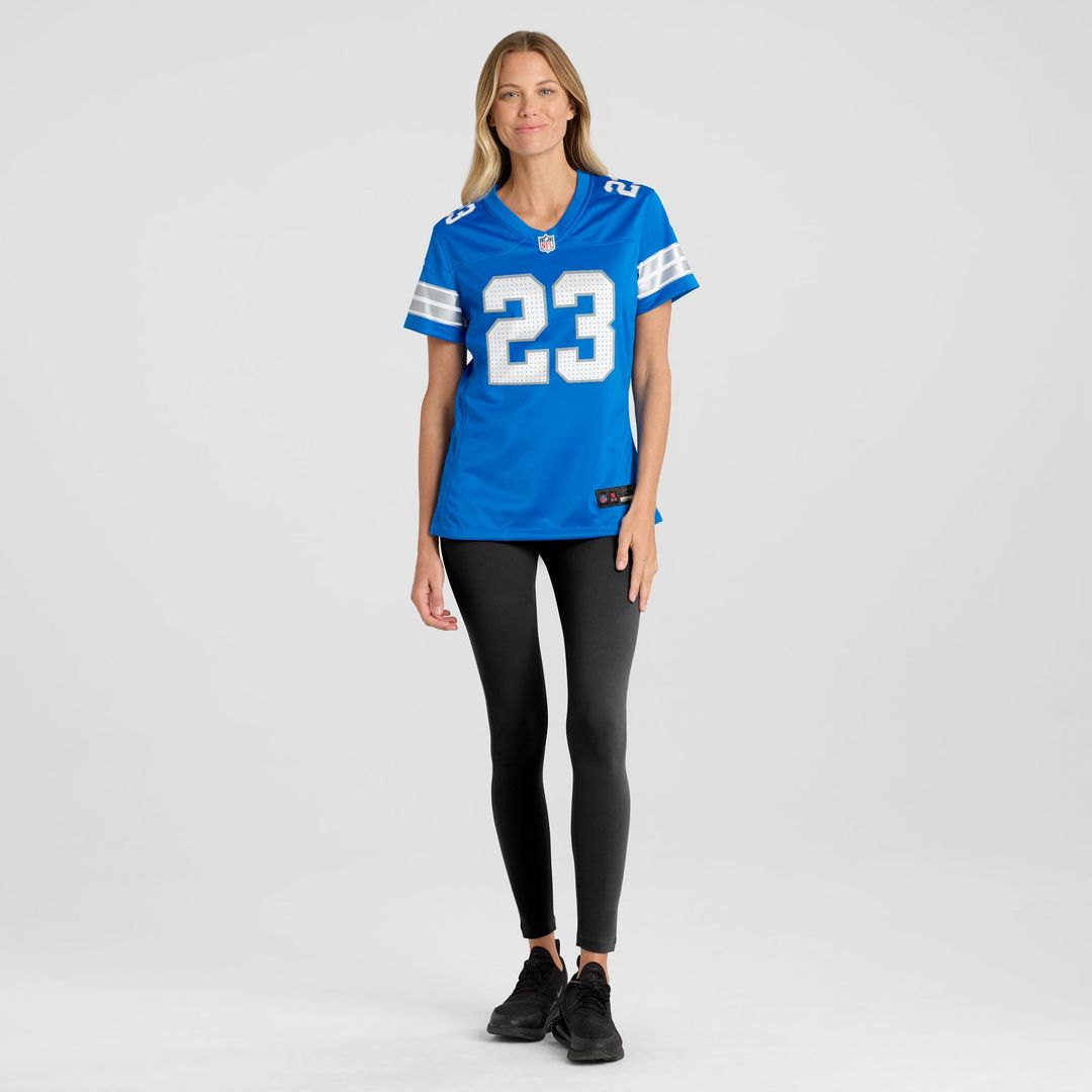 Rock Ya-Sin Detroit Lions Women's Team Game Jersey - Blue