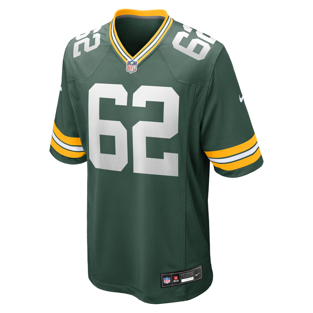 Jacob Monk Green Bay Packers Game Jersey - Green