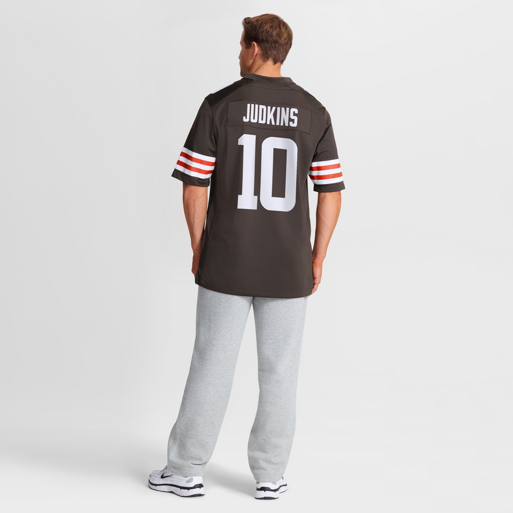 Quinshon Judkins Cleveland Browns 2025 Draft Game Jersey - Brown