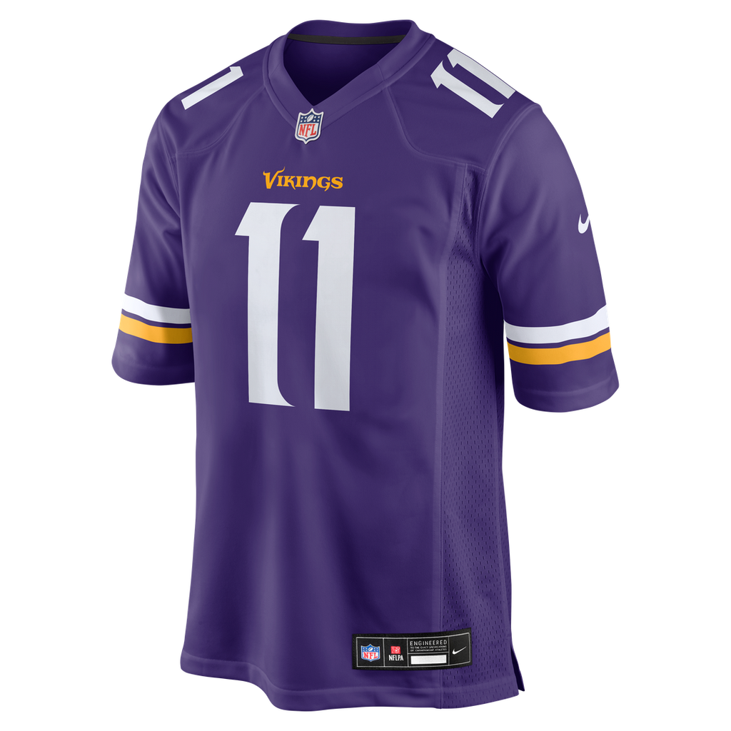 Carson Wentz Minnesota Vikings Team Game Jersey - Purple