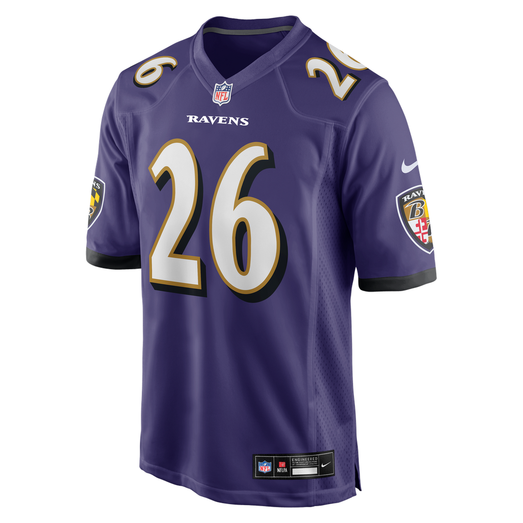 Rasheen Ali Baltimore Ravens Team Game Jersey - Purple